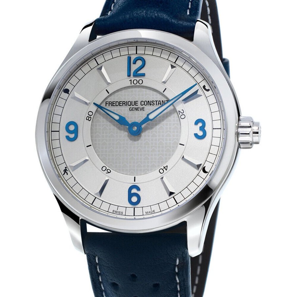 Frederique Constant Smart Watch Mens Blue Accent